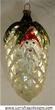 Santa Head on Pine Cone - German